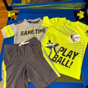 Kids' Sports T-Shirt and Shorts Set